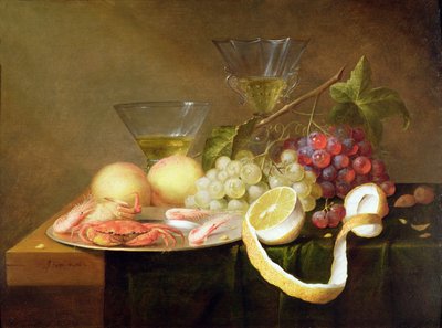 Nature morte avec des verres - Joris van Son